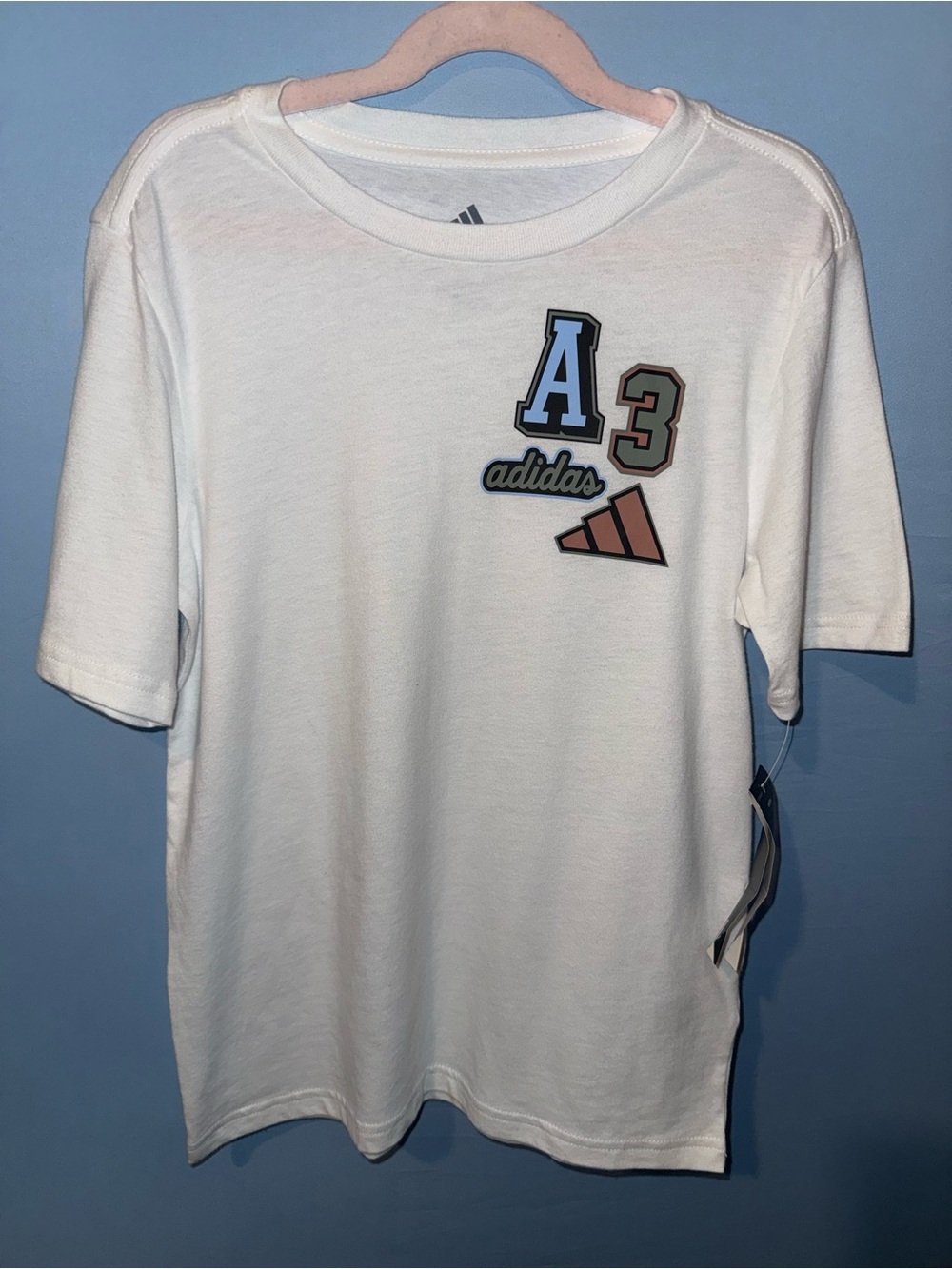 adidas Boys 2-Piece A3 Graphic T-Shirt & Shorts Set S 8 NWT